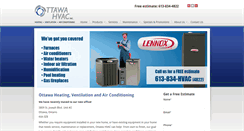 Desktop Screenshot of ottawa-hvac.com